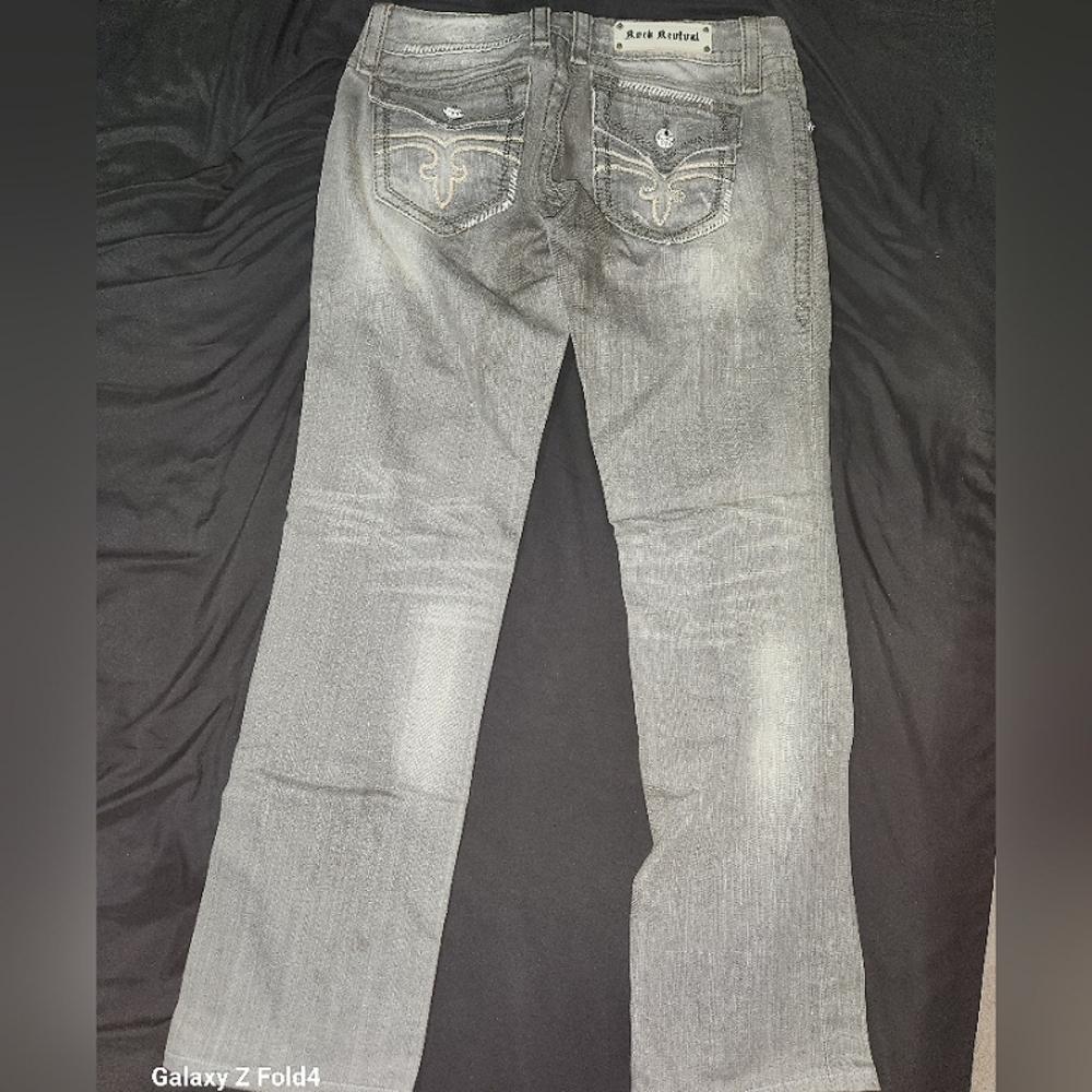 Rock Revival Gray Denim Jeans
